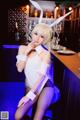 Coser@Sally多啦雪 (Sally Dorasnow): Sora Kasugano Bunny Suit (22 photos)